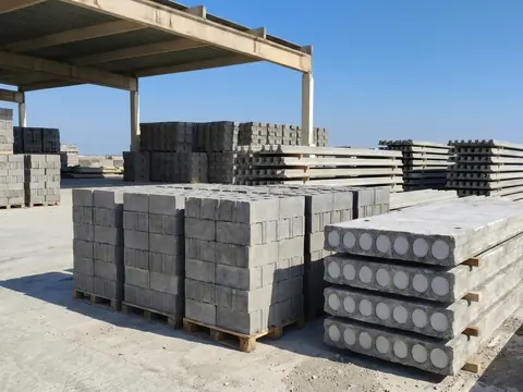 Storage yard of the GEP Jbel El Ouest plant